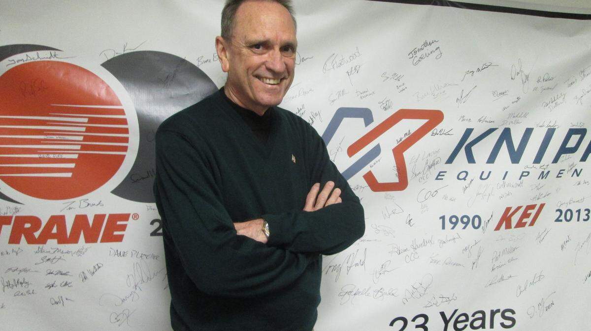 John Knipp, shown in a 2014 file photo, has sold his Knipp Equipment Inc. to Trane U.S. Inc.