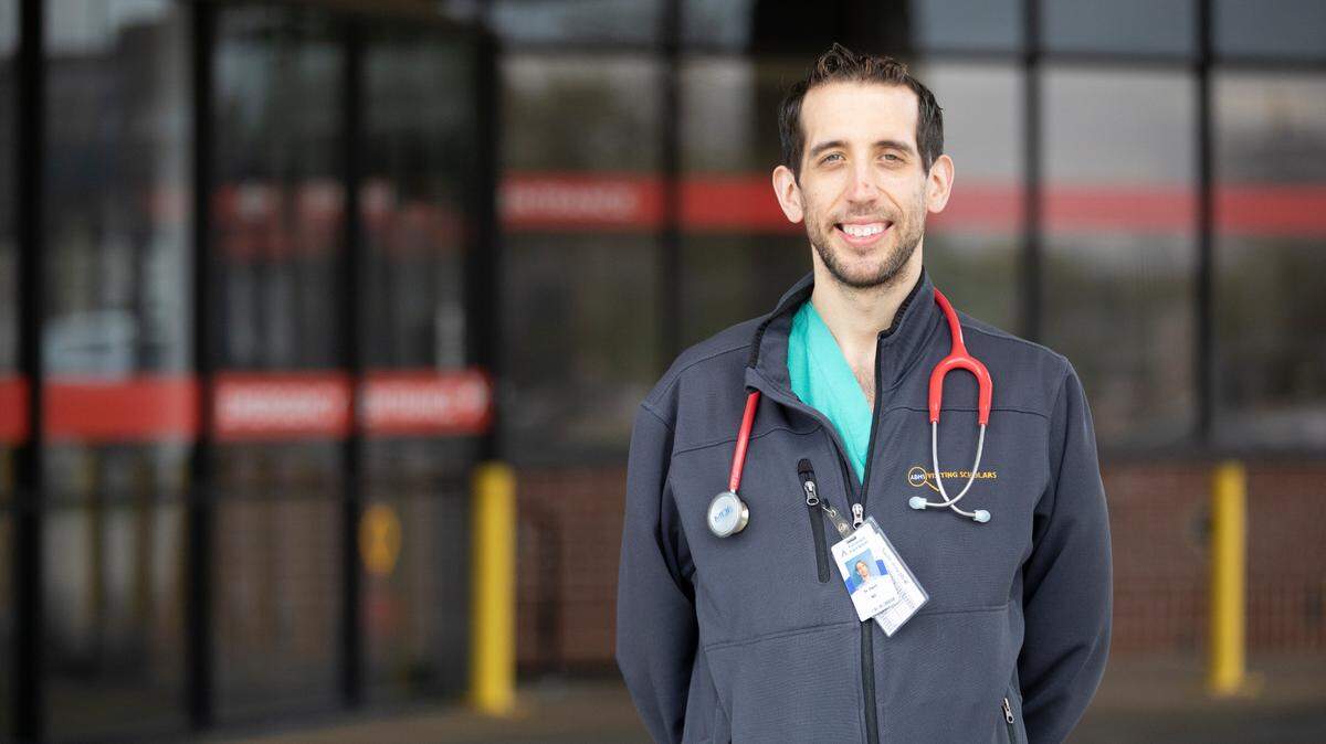 Dr. Josh Davis, an emergency room physician at Ascension Via Christi St. Francis Hospital, recently spend a week in western Ukraine offering medical care for patients in need.