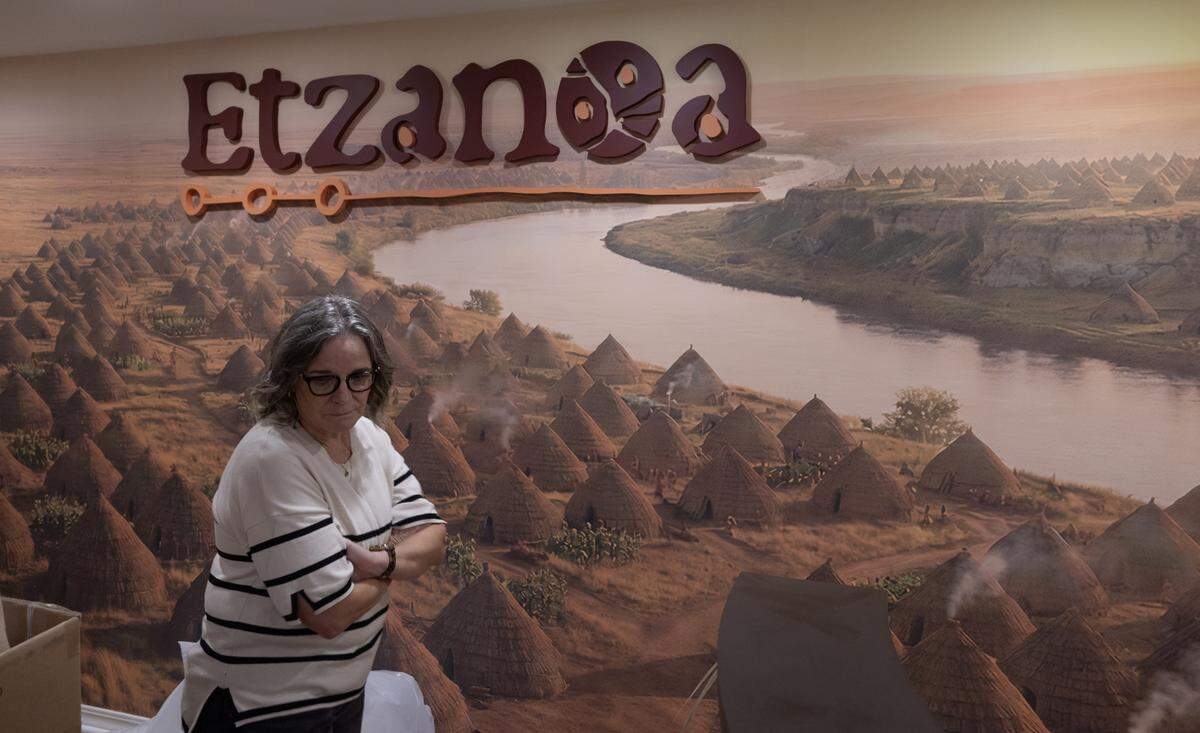 Ann Headrick is a board member of the Etzanoa Conservancy. The former educator is helping to open the new Etzanoa Immersion Center near Arkansas City.