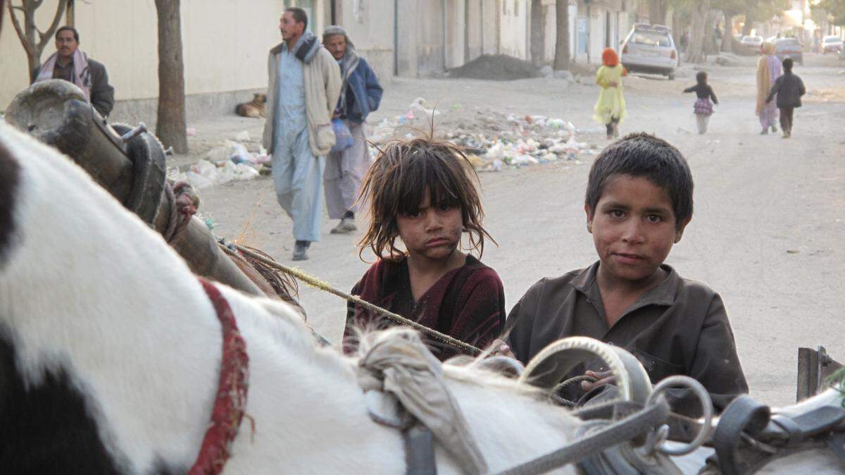 This photo of two Afghan farm children was taken by Wichita photographer Michael Pointer while he was volunteering in Kabul, Afghanistan in 2009