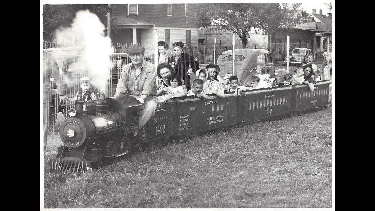 L.A. Ottaway started Ottaway Amusement Co. in 1944. Back then, he built miniature steam trains.