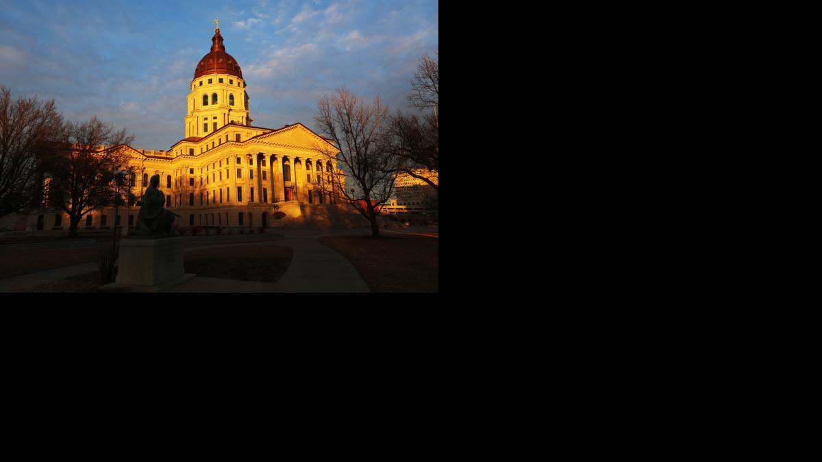 The Kansas Statehouse is bathed in late afternoon light. After nearly 13 years and more than $300 million the Capitol is almost better than new. 

