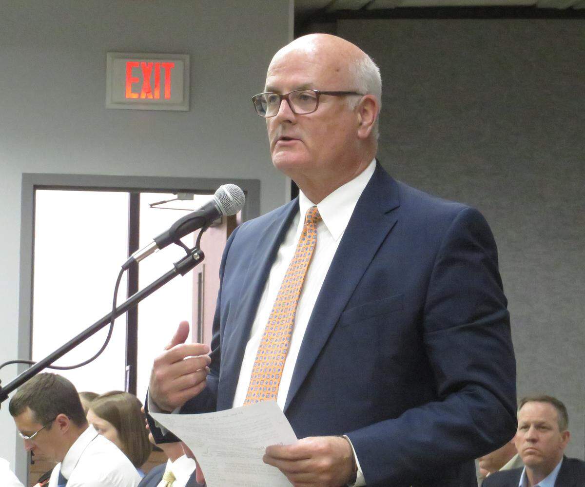 House Minority Leader Jim Ward, D-Wichita, spoke at a public hearing in Topeka and helped get a Wichita hearing in a recent Westar Energy case and plans to ask the Kansas Corporation Commission to do the same in a Kansas Gas Service rate hike.