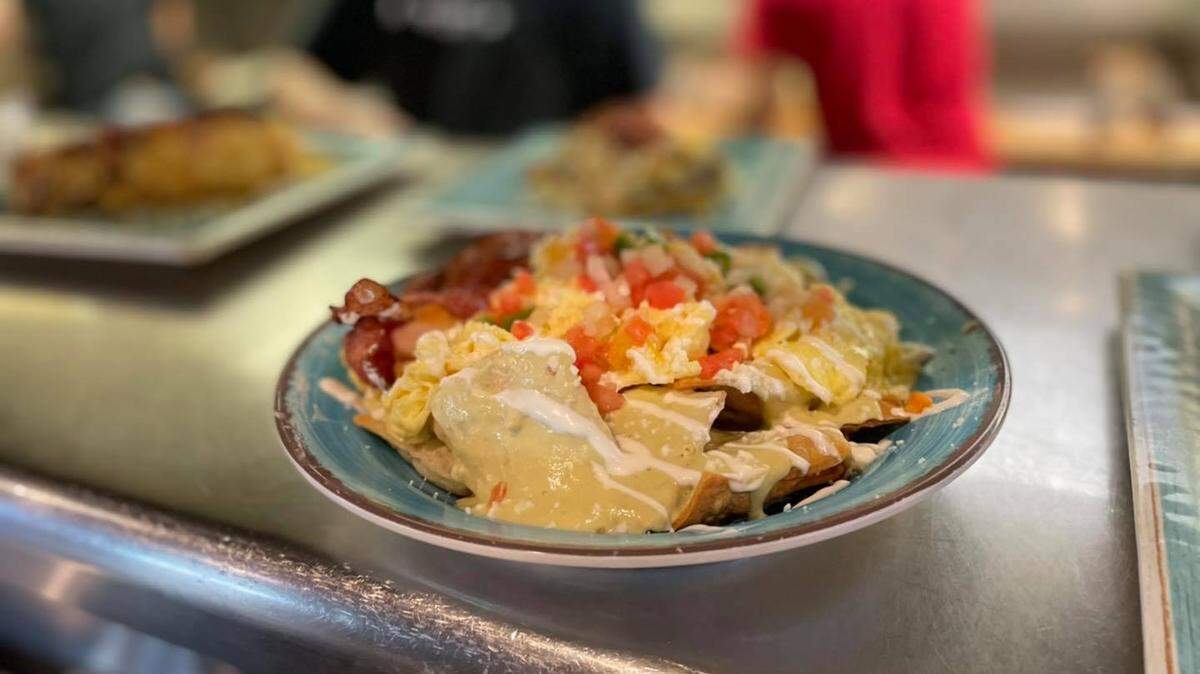The most popular dish at both locations of The Easy Egg is the chilaquiles, says owner Eduardo Gonzalez.