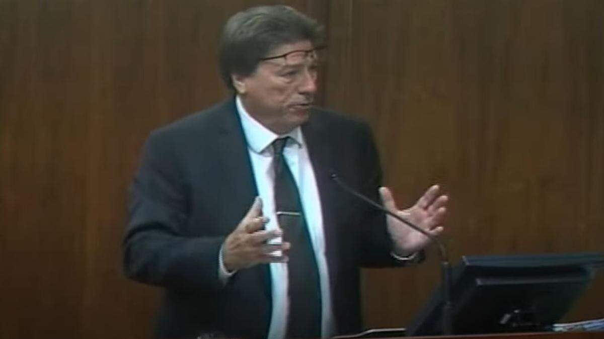 Sedgwick County Manager Tom Stolz presents the proposed 2023 budget to commissioners on Wednesday, July 13.