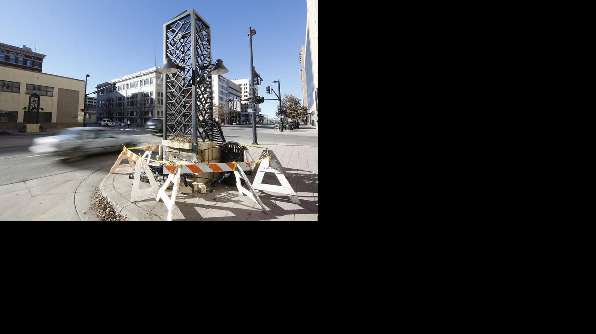 A traffic accident at Douglas and Market left one man dead and injured a woman Sunday afternoon. (Jan. 13, 2014)


