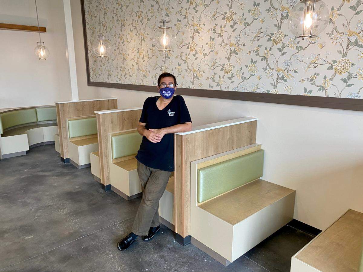 Hassan Ballout has been finished with his Albero Bistro at K-96 for more than a year. He finally opened today.