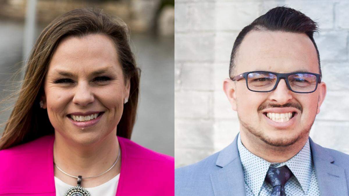 Brandi Baily and Ben Sauceda are running against each other in the Sedgwick County Treasurer Republican primary.