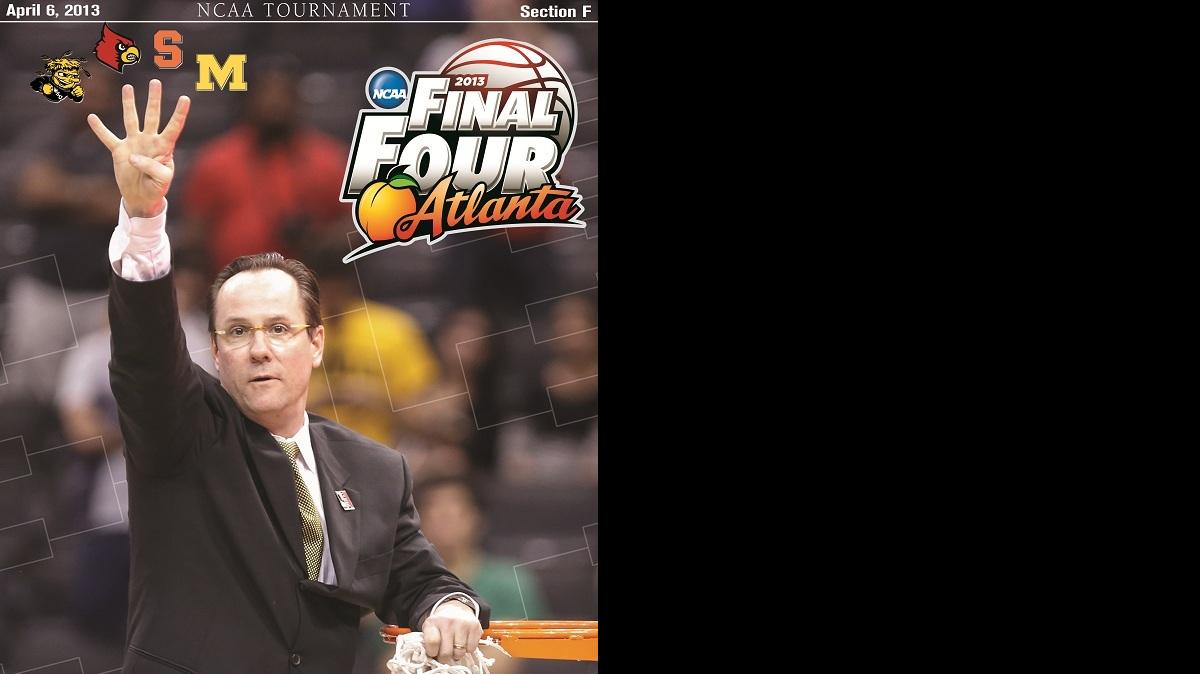 The cover of The Wichita Eagle's Final Four special section.