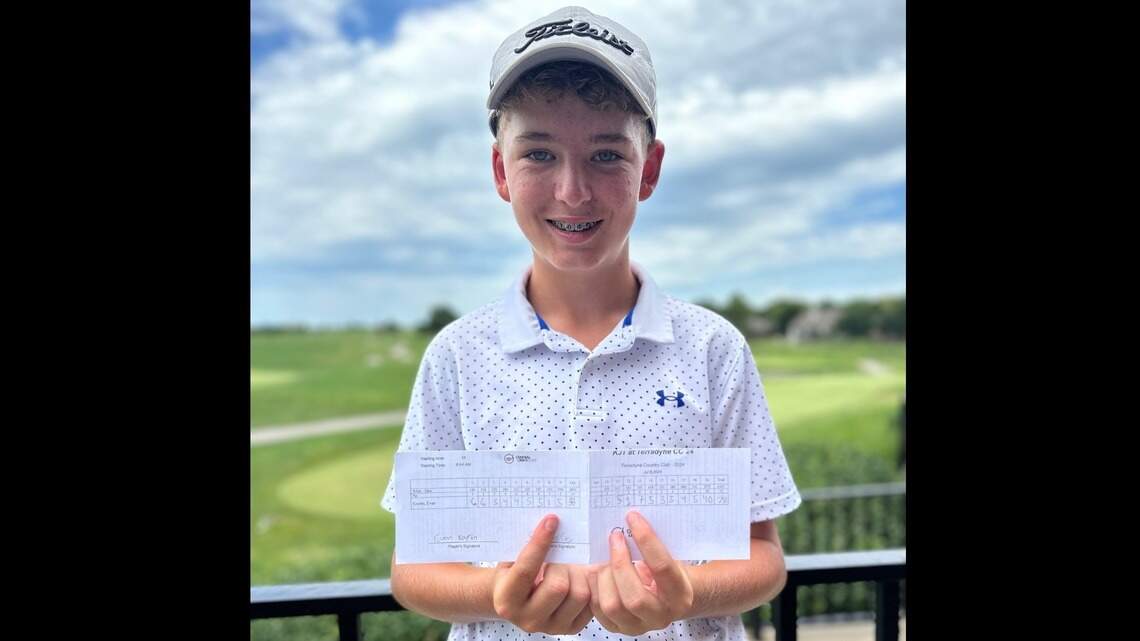 Meet the Hesston 13-year-old golfer who made two holes-in-one in same round in Kansas