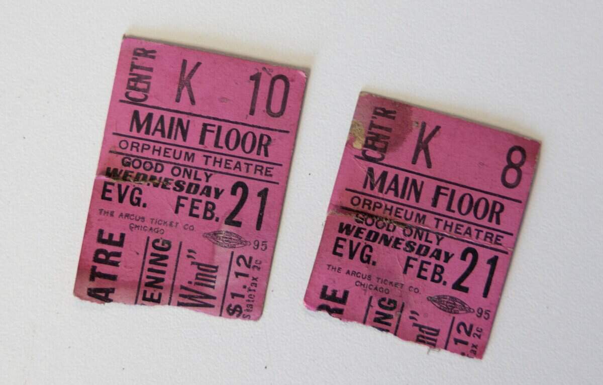 These ticket stub from the Kansas premiere of “Gone With the Wind” from February of 1940 were discovered during the theater's restoration process over the last year.