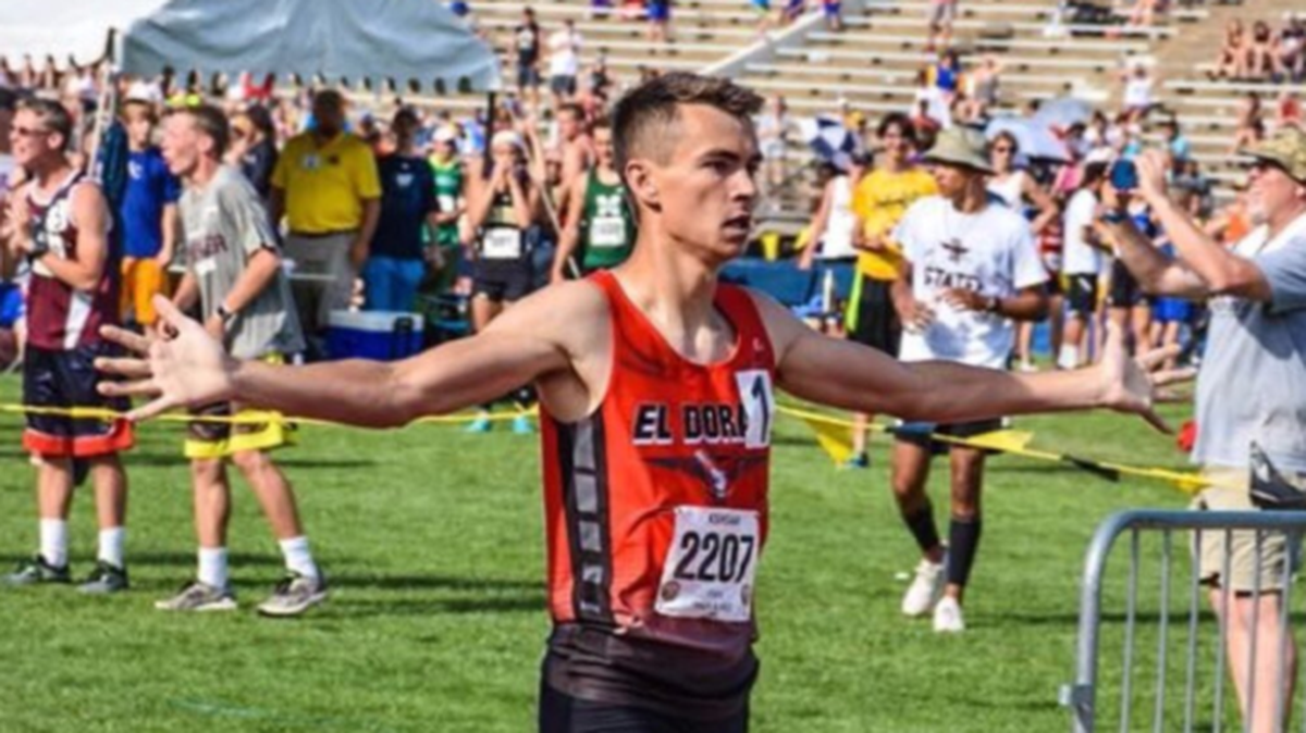 Cale Carson, an El Dorado middle distance runner.