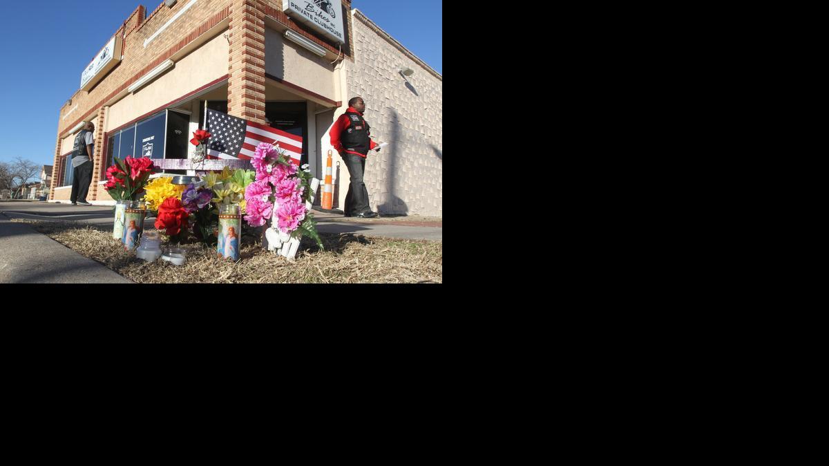 A memorial has been placed outside an after-hours club at 10th and Cleveland where a woman was shot and killed early Sunday morning near the club. 

