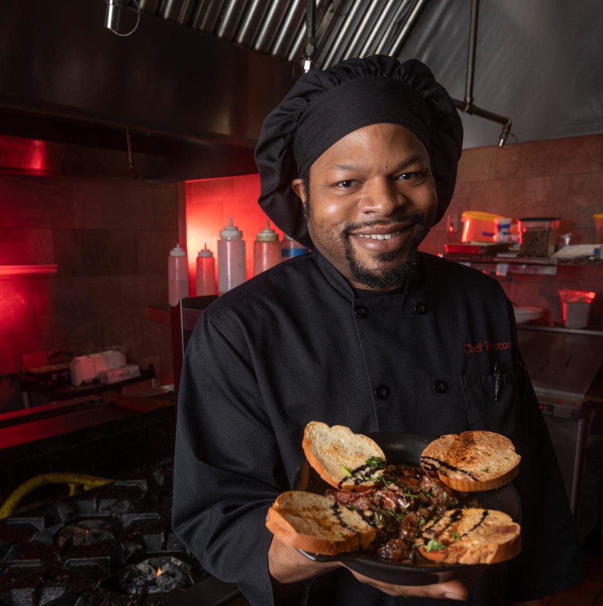 Preston Darnell is the chef at The Sweet Spot, a fine-dining restaurant near Central and Tyler in Wichita.