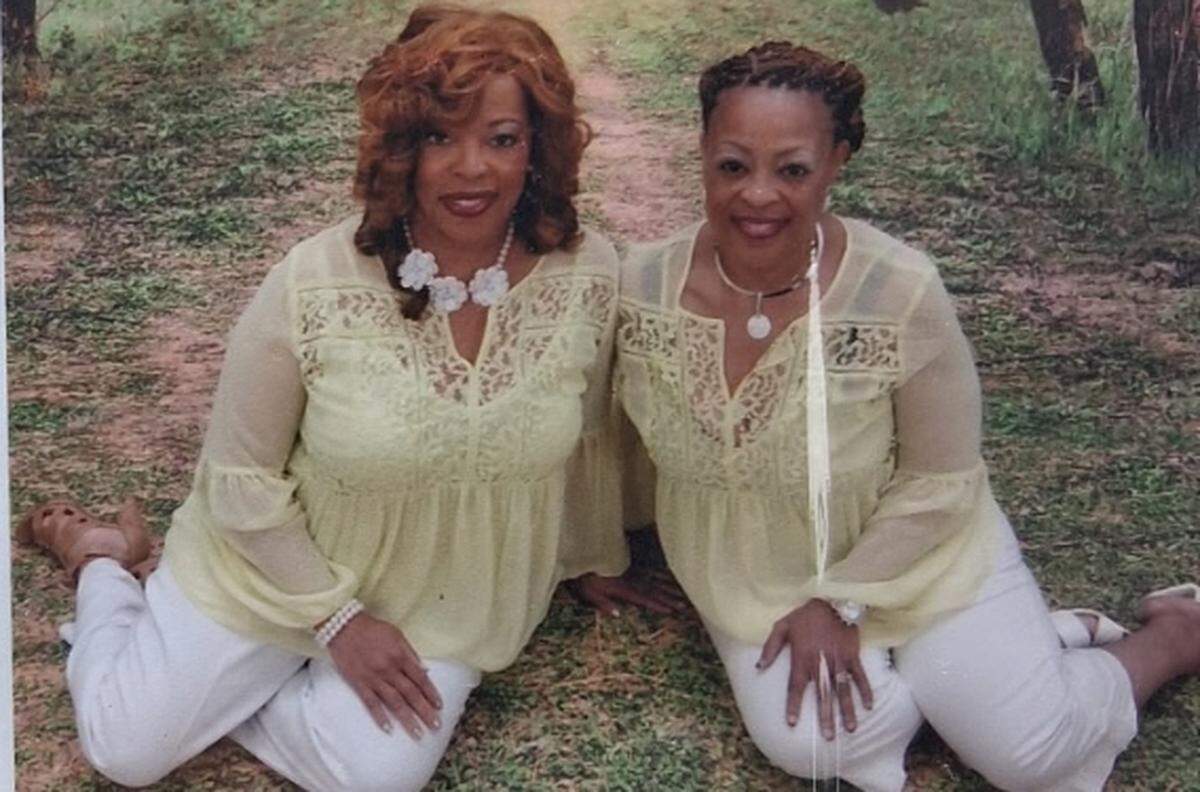 Sabrina Woods Henry Freeman, left, and her sister, Twyla Anderson.
