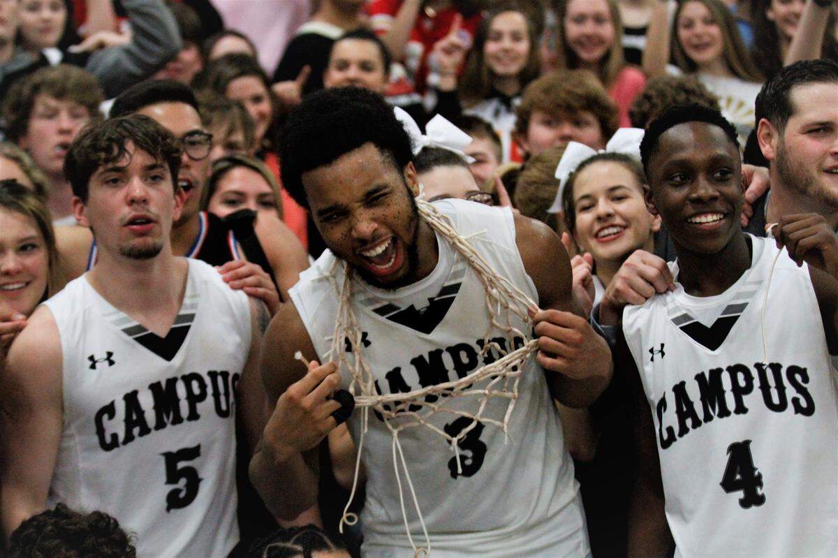 Campus’ Kaleb Selenke, Sterling Chapman and Jayden Hall