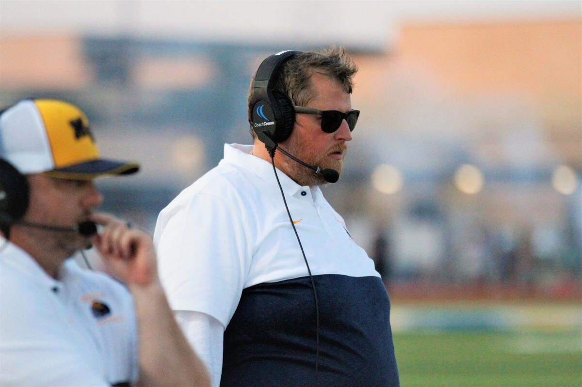 Wichita Northwest defensive coordinator Marc Marinelli
