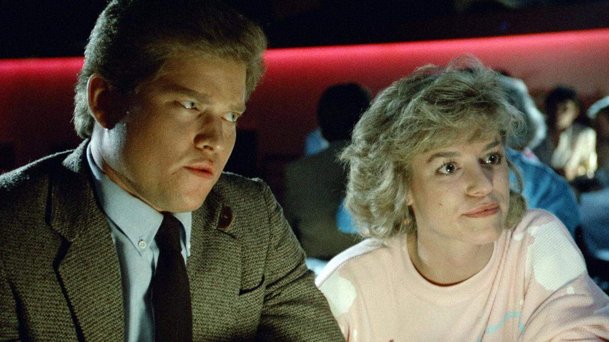 Mike Roark and Diana Martin in a scene from “Night Screams,” a horror movie filmed in Wichita in 1986. The movie is being digitally restored and rereleased, including its first public screening in Wichita.