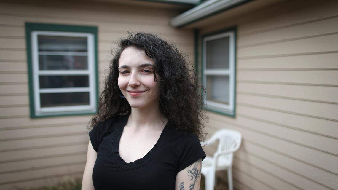 Mallory Cortez works as a pharmacy technician and sells her plasma to help earn enough money for college.