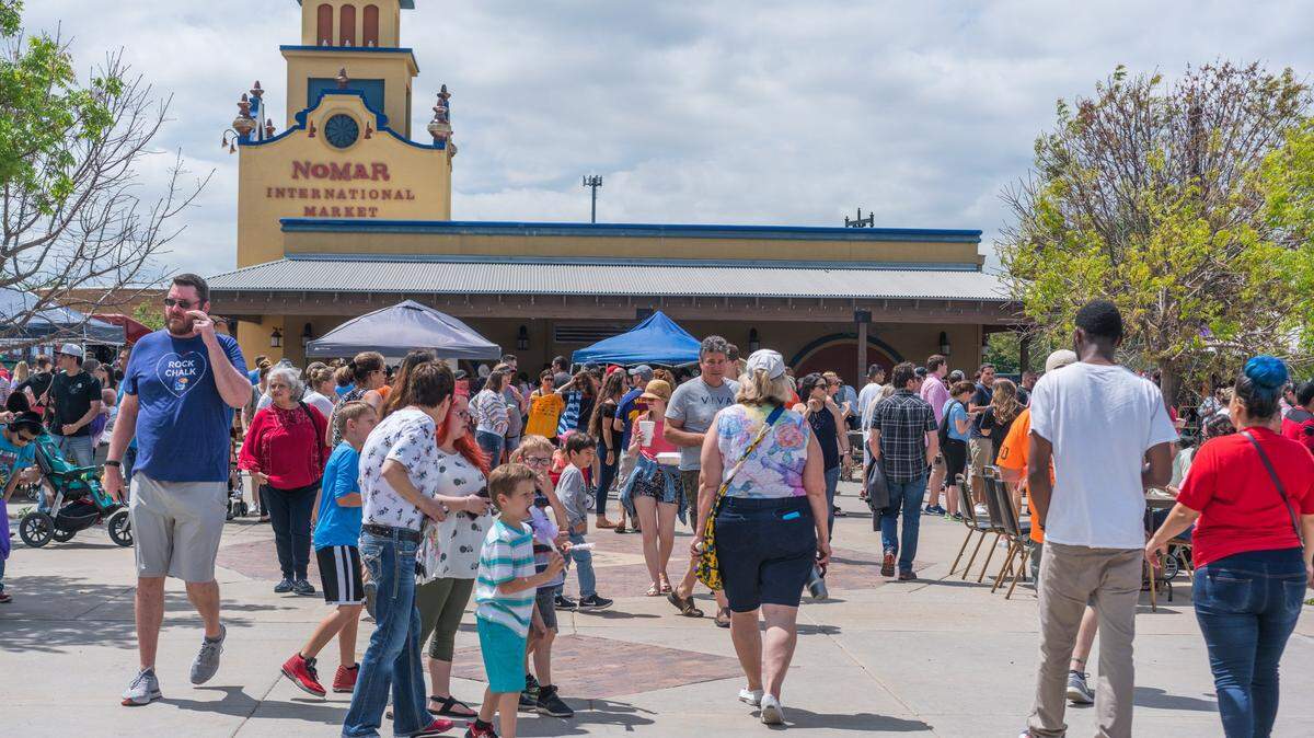 Open Streets NoMar drew a crowd in 2019 at the NoMar international market square in Wichita’s north end.