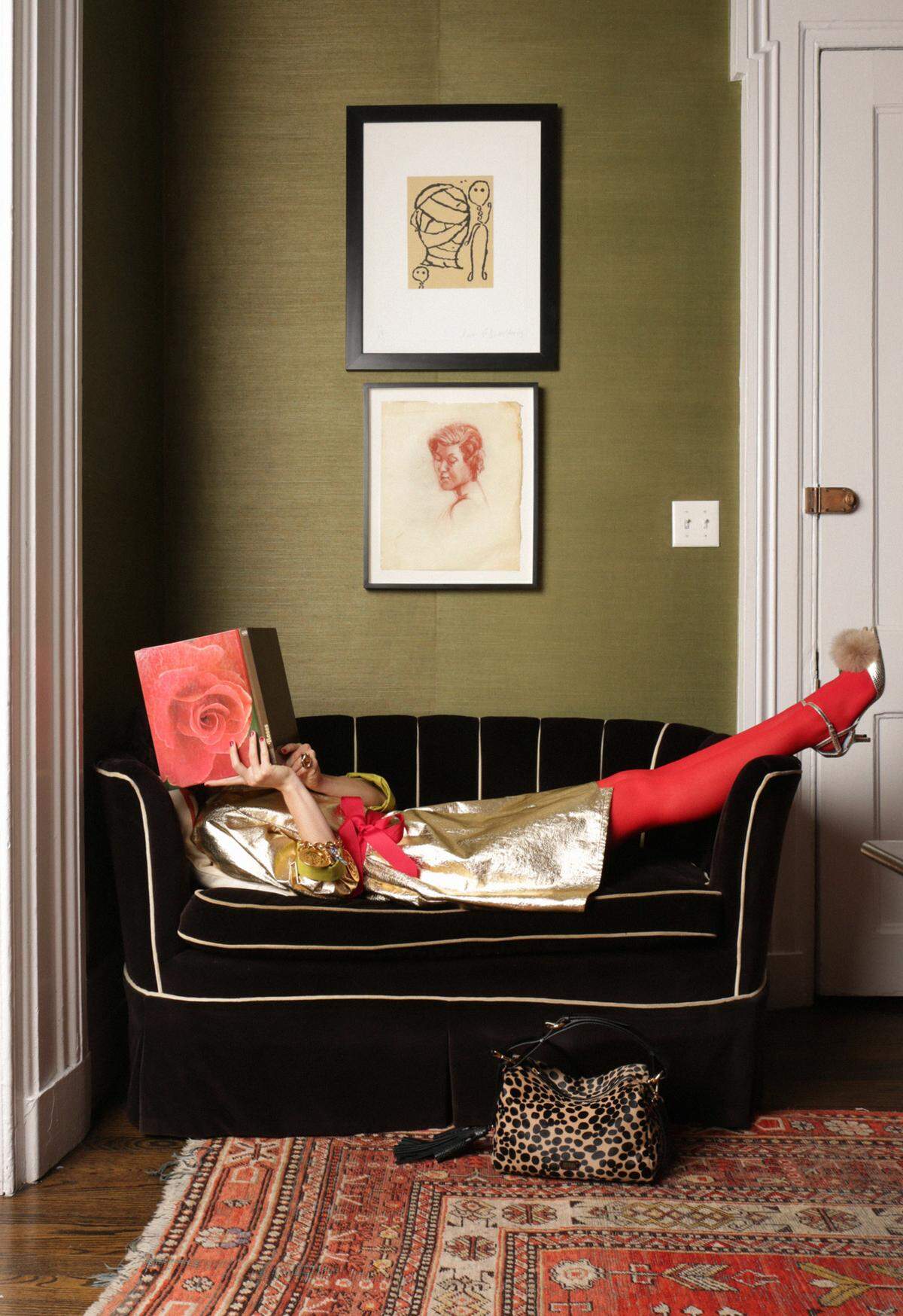An ad for Frances Valentine, a brand that Wichita-area native Elyce Arons started with her best friend, the late Kate Spade.