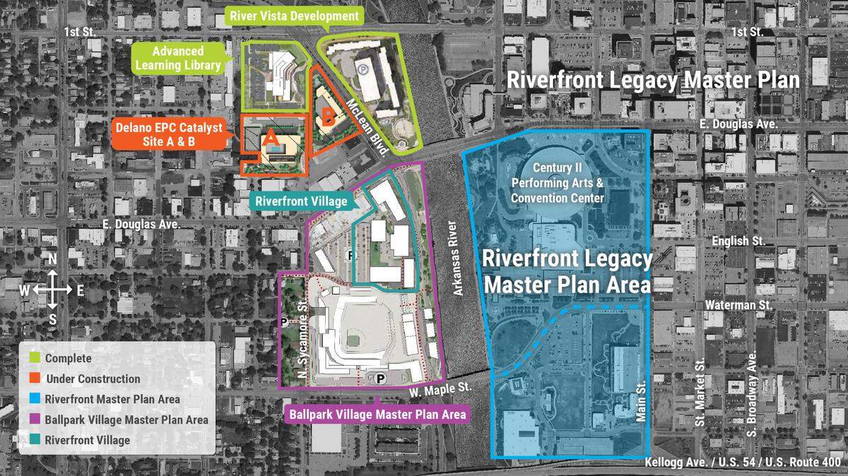 The footprint of the Legacy Master Plan.