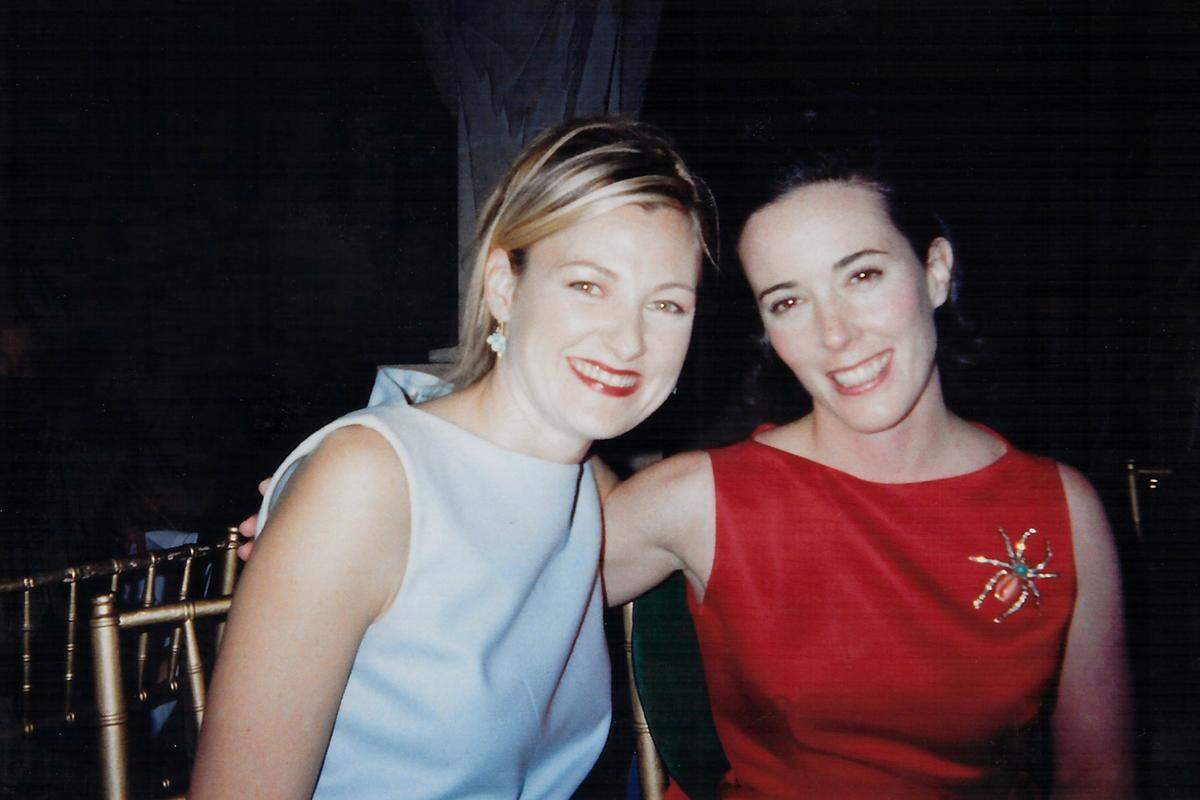 Elyce Arons, left, and her bestie, whom she called Katy Spade.