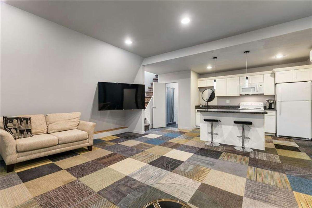 The property is more than half a mile from the nearest paved road, but there are a few modern comforts.