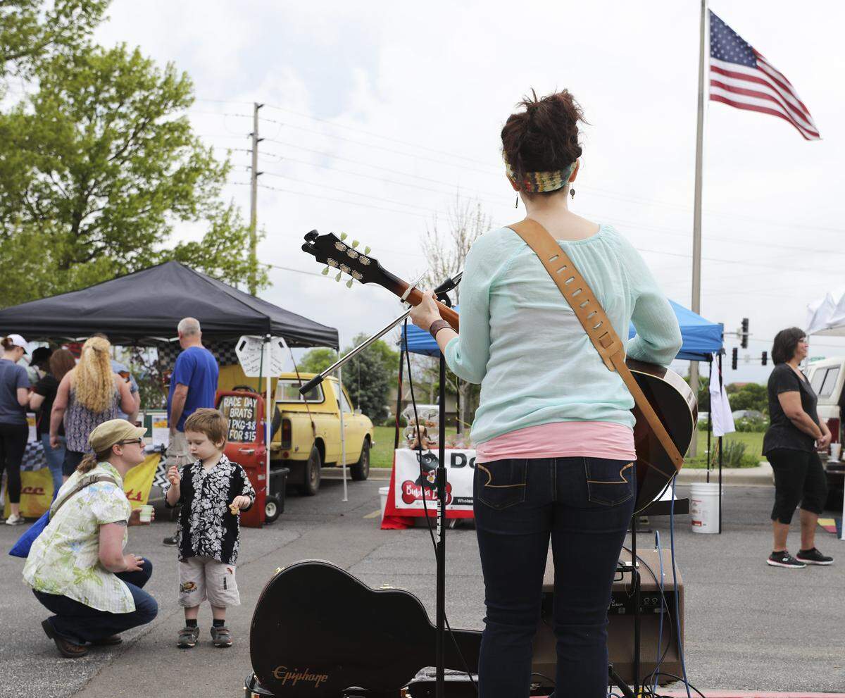 The Kansas Grown Farmers Market at 21st and Ridge Road has had entertainment and special events in its more than three decades in business, and its new market at Andover’s Heritage development will, too.
