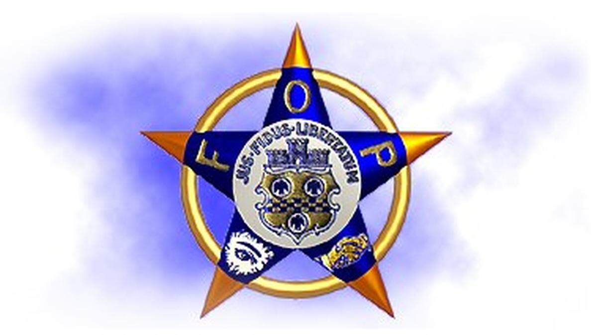 The Fraternal Order of Police logo.
