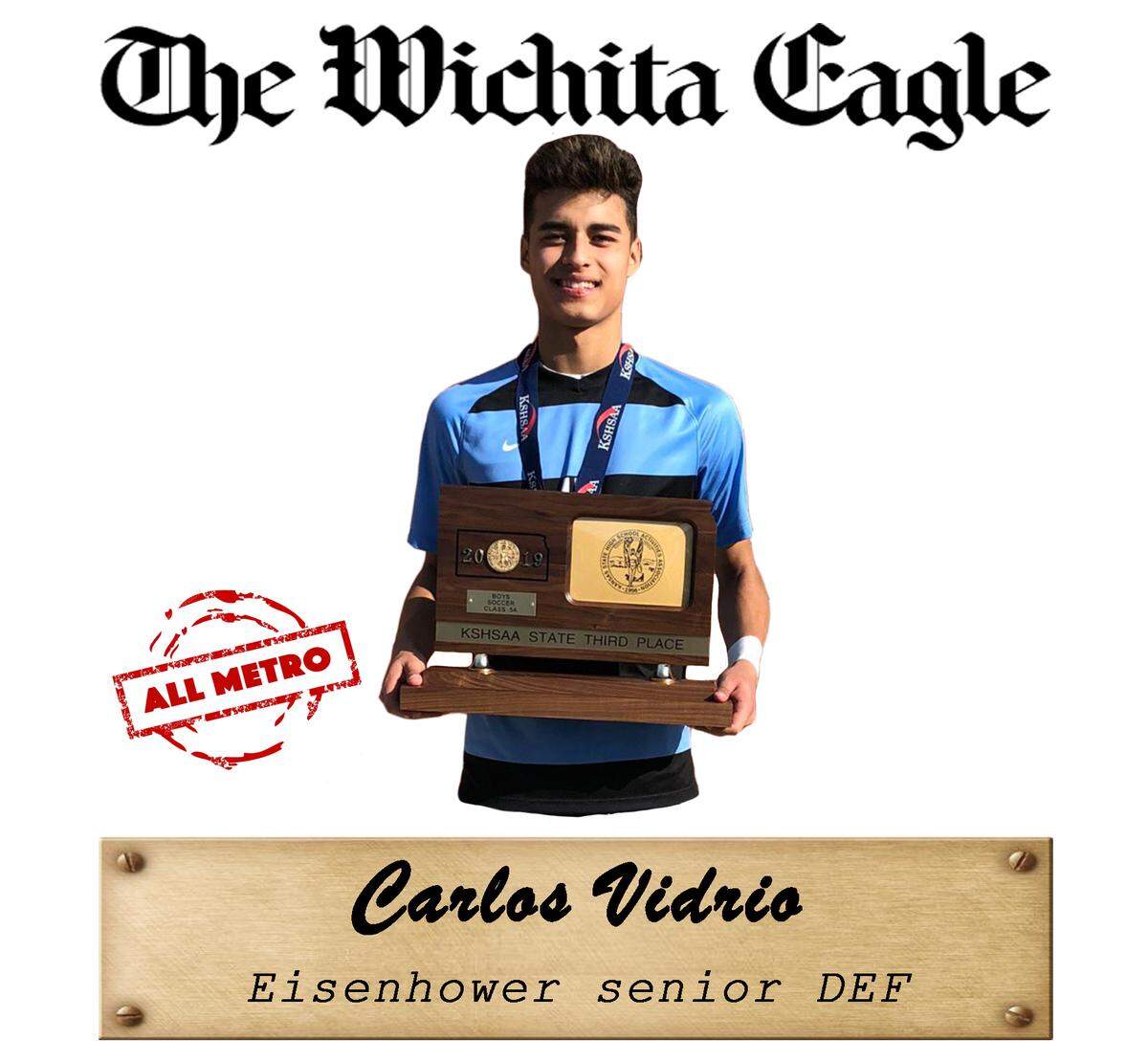 Eisenhower senior defender Carlos Vidrio