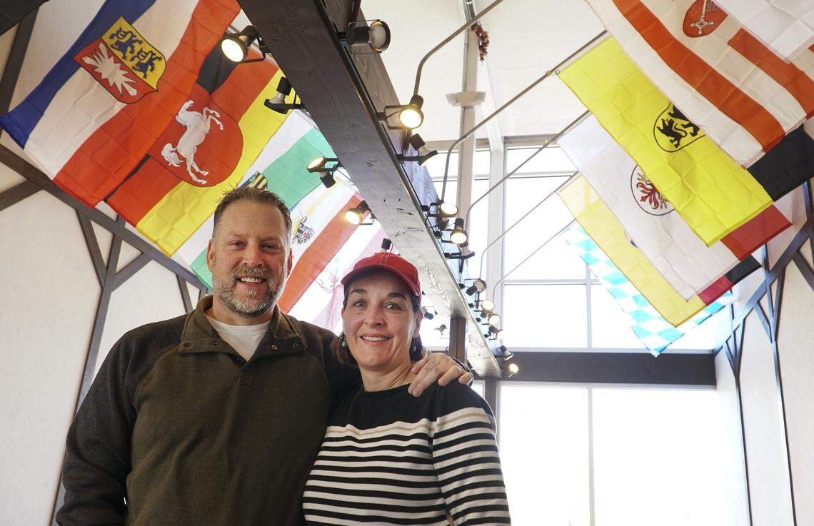Manu and Austin English are the owners of Wichita’s German restaurant, Prost, and are organizing a huge Oktoberfest party.