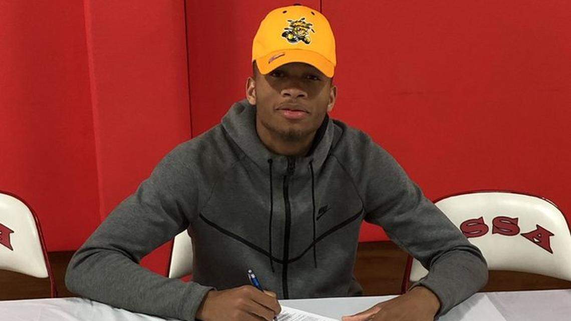 Dexter Dennis is a 6-foot-5 shooting guard who played at Believe Prep in Athens, Tenn. this season. Dennis signed his letter of intent to Wichita State on Saturday morning.