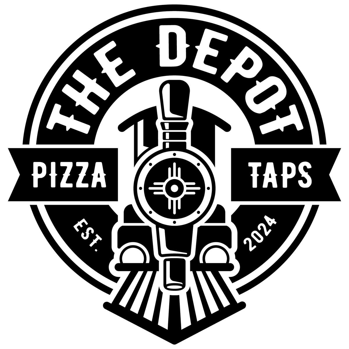 The logo for The Depot, the new collaboration by Ziggy’s Pizza and Walnut River Brewing