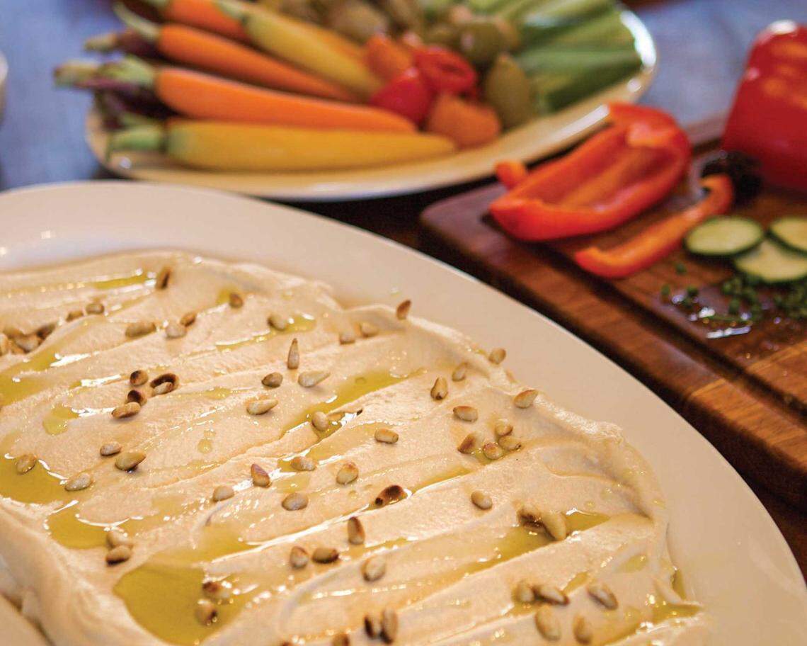 Adriene Rathbun’s new cookbook includes her recipe for hummus.