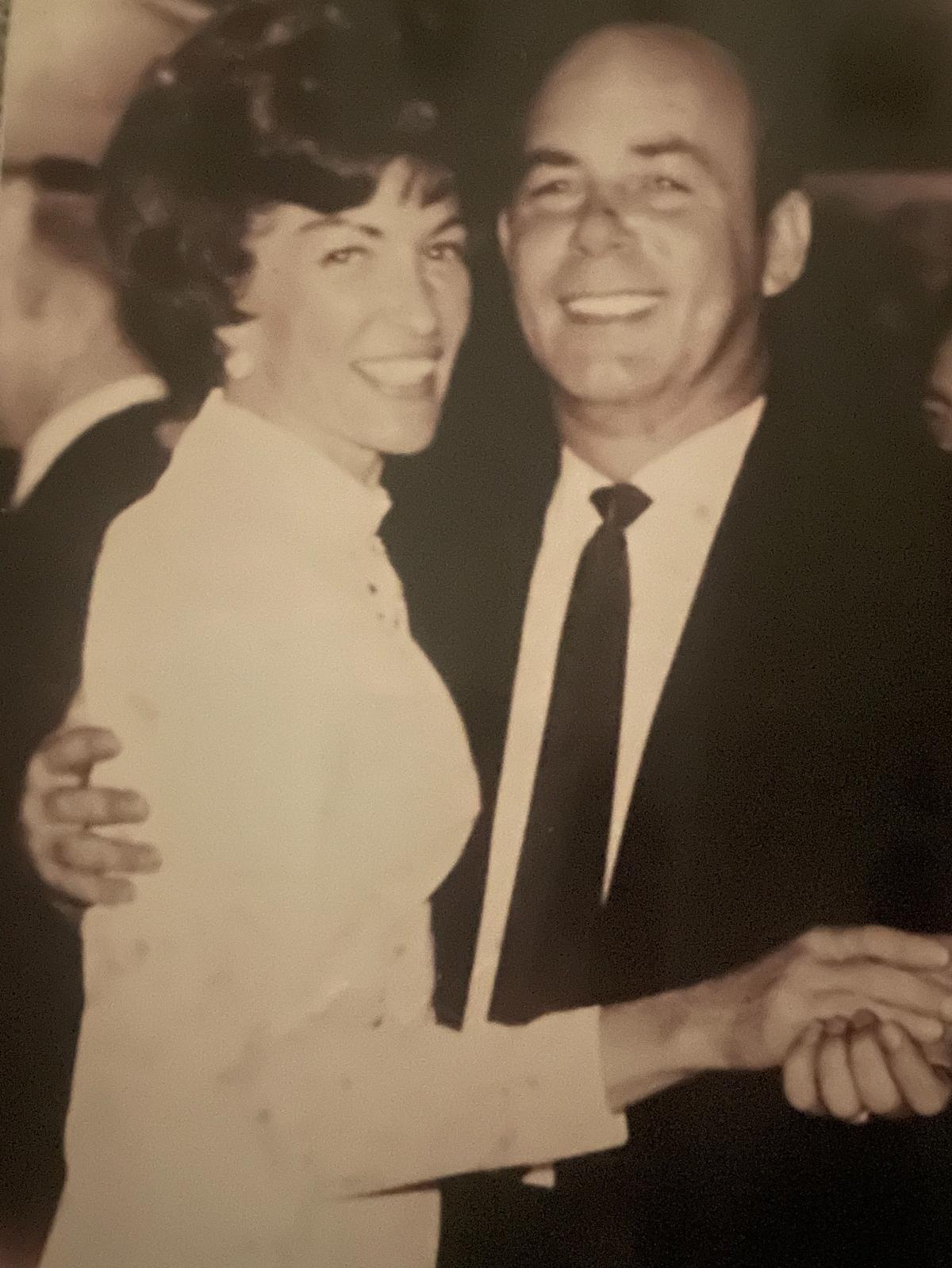 This photo of Norma and Ted Werts hangs in the foyer of the Candle Club, a private club that Ted Werts started with his brother, Tom, in 1960.