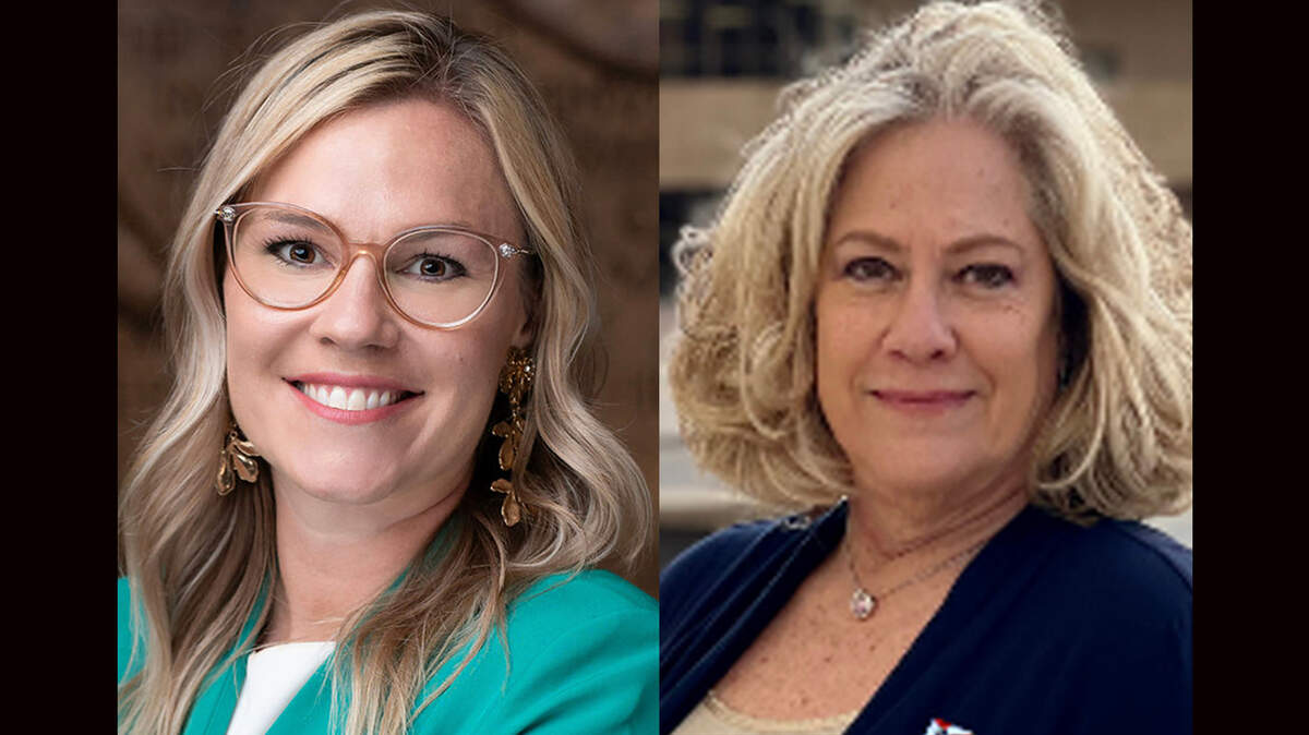 Republican Stephanie Wise, left, and Democrat Celeste Racette will face each other in the November election for Sedgwick County Commission District 3 if unofficial primary vote totals hold.