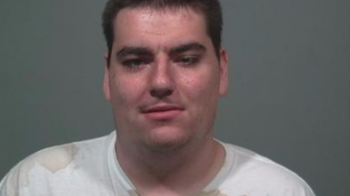 Police say Bruce Hipkins was booked into the Tuscola County Jail after he grabbed a girl and told her “she was coming with him,” the Millington Police Department said. Her friends kicked, hit and threw coffee at him.