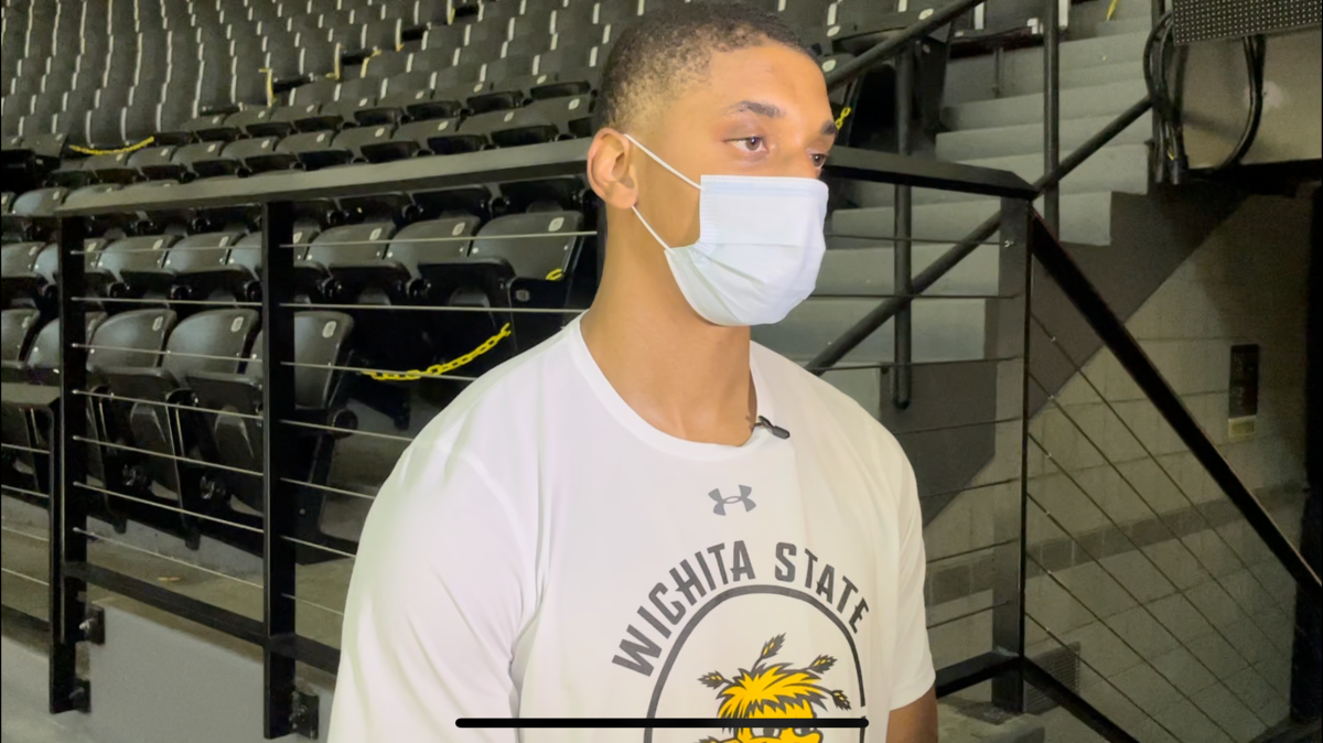 Abilene Christian transfer Joe Pleasant recently arrived to Wichita State’s campus for summer workouts at Koch Arena in June.