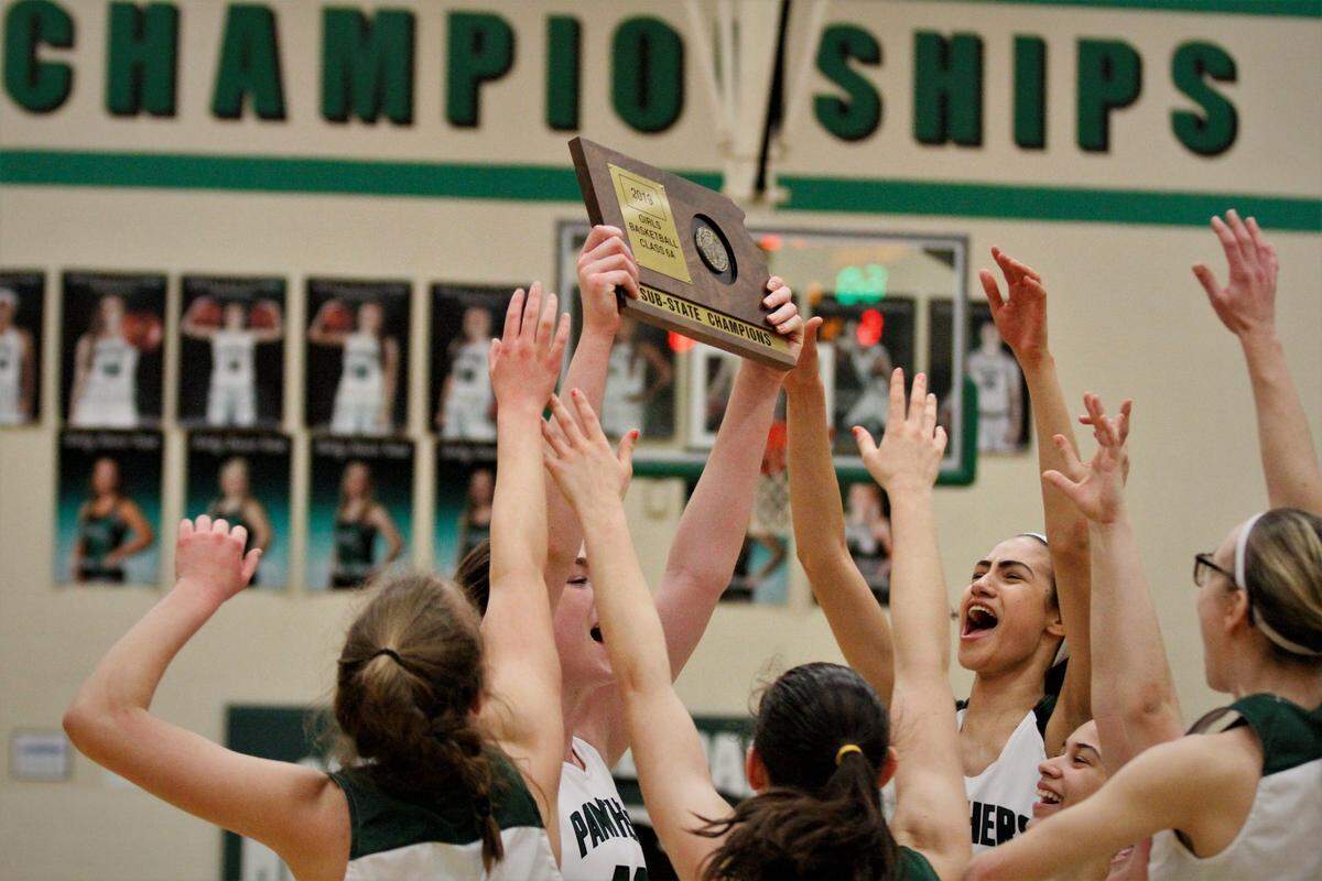 Derby girls basketball team