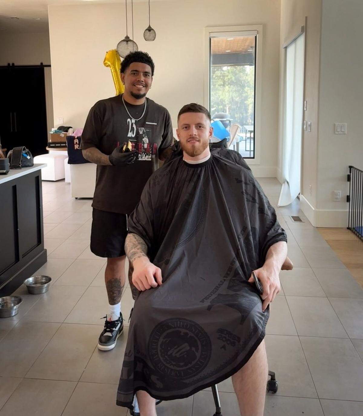 Wichita barber Michio Sanchez, better known as “Keyo,” was the barber to many of the players on the championship-winning Oklahoma City Thunder, including Isaiah Hartenstein.