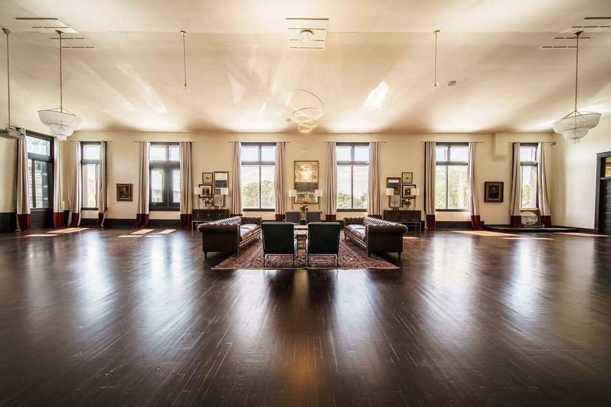 The upper level of the historic building at 930 W. Douglas in Wichita’s Delano district has been redone into an event venue.