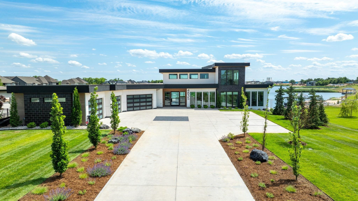 A look at the exterior of 4835 W. Brisco, listed for $1.8 million in west Wichita.