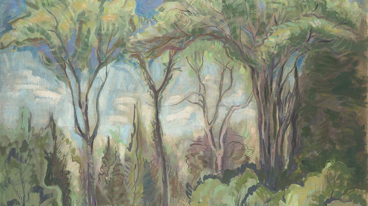“Green and Sunny Glade” by Henry Varnum Poor is part of the Wichita Art Museum’s exhibit, Art We Love.