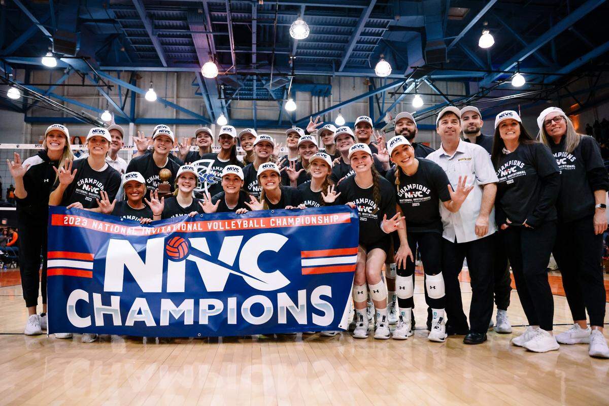 The Wichita State volleyball team won the NIVC championship on Tuesday with a sweep of UTEP on the road.
