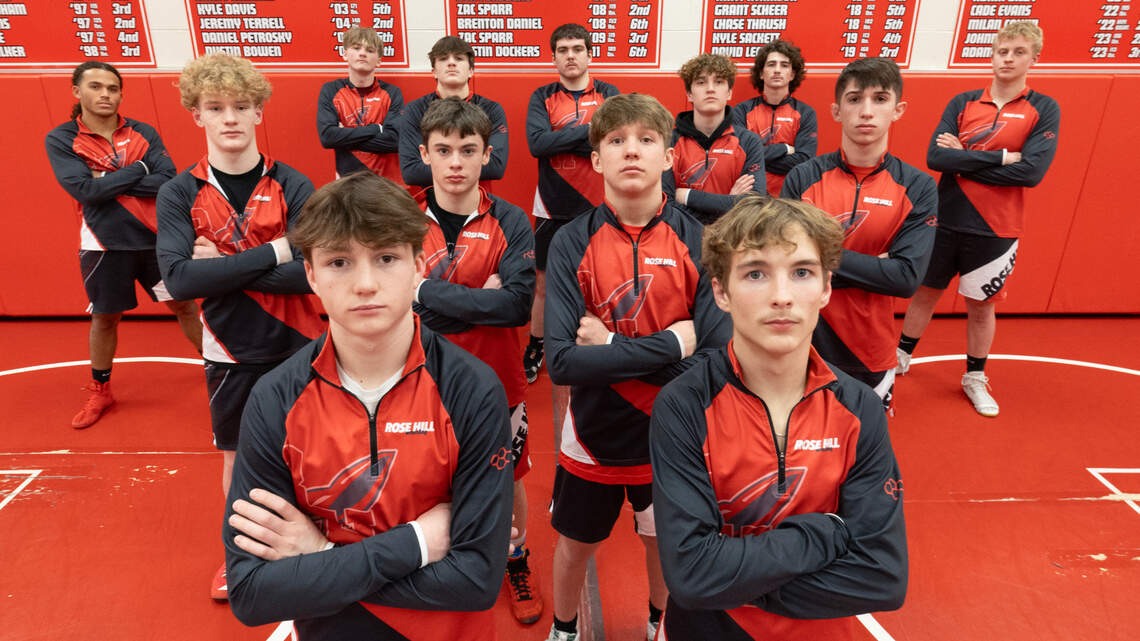 ‘A 10-year plan’: Rose Hill’s improbable rise to No. 1 Kansas high school wrestling team