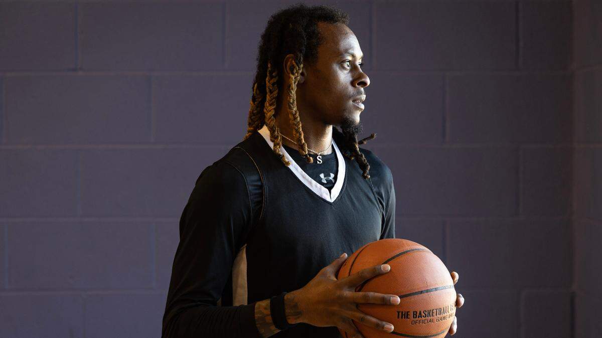 Terrell Brown, a member of the Wichita Sky Kings, was convicted of a felony that has since been downgraded to a misdemeanor. He’s using his chance with Wichita’s new professional basketball team to redeem his name.