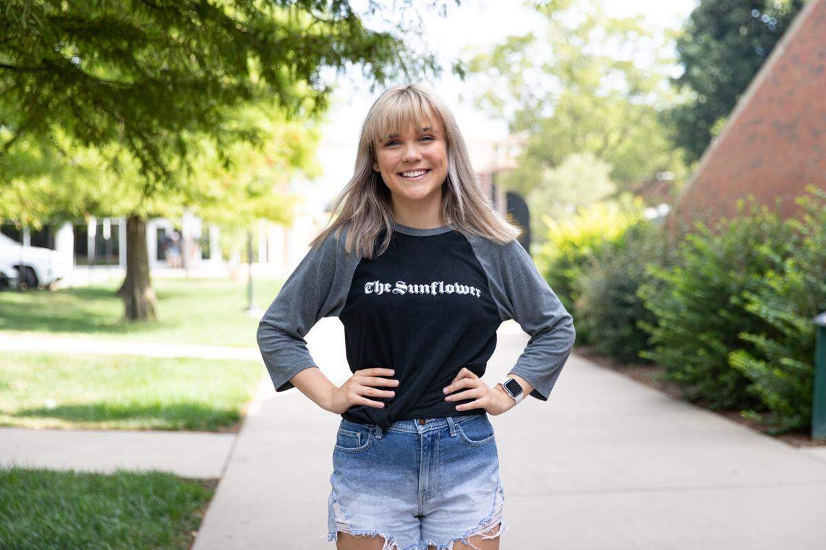 An internship with The Wichita Eagle fits with Lindsay Smith’s plans, which include graduating early from Wichita State University later this year. “I would just love to get in the workforce earlier.”