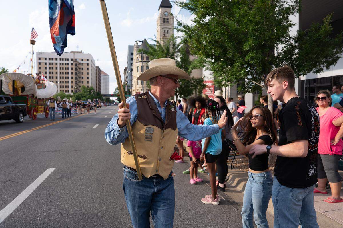 This year’s Sundown Parade, inspired by the Riverfest’s 2026 theme, “The Spirit of the 250th Birthday of the United States!”