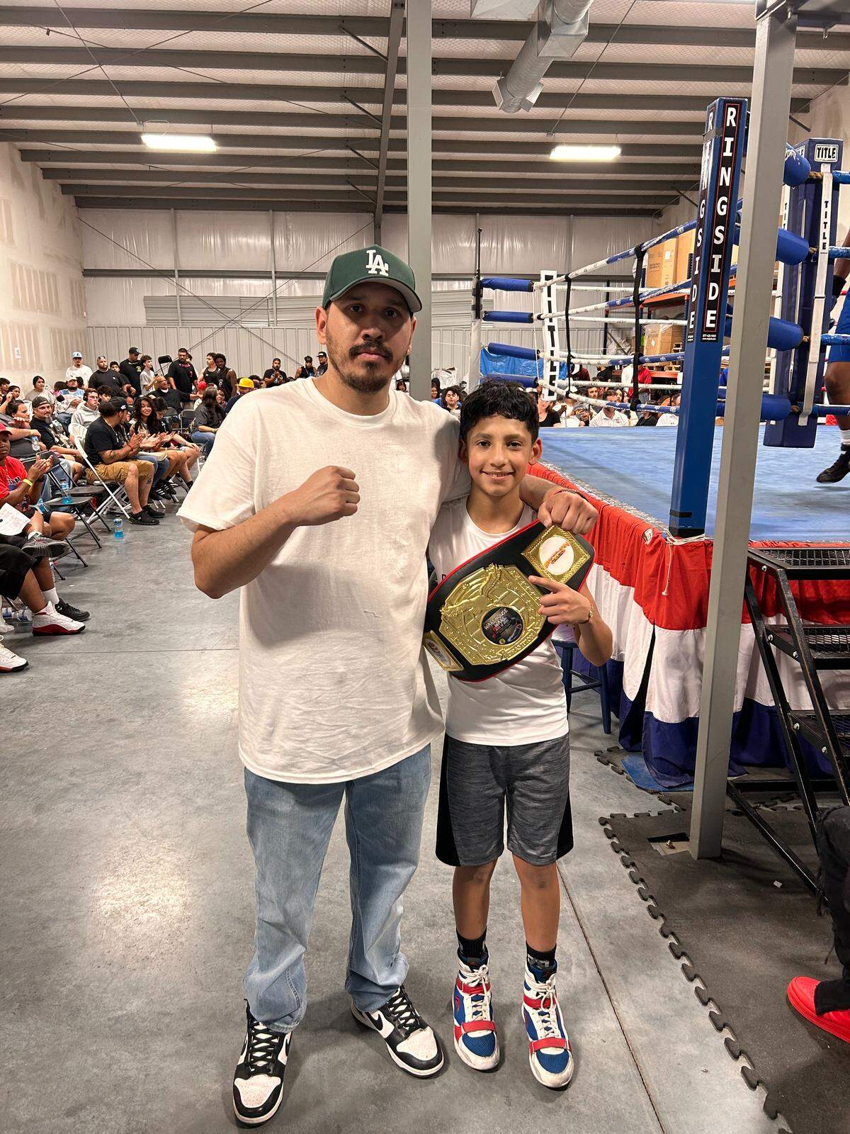 Ricardo Gonzalez and his son, Emilio, whose dream of becoming a boxer led his father to start a gym.